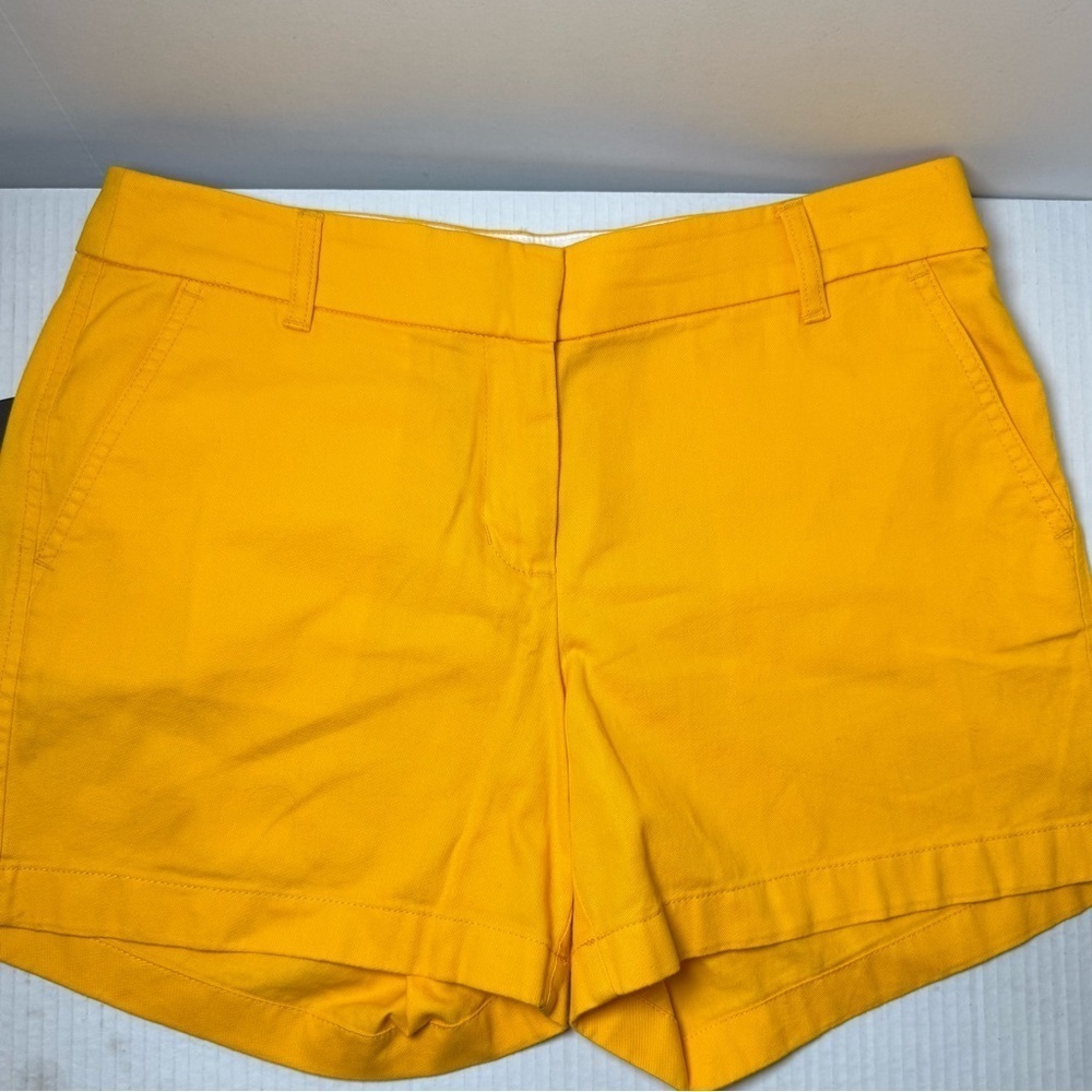 J. Crew Bright Orange Re-Imagined Shorts